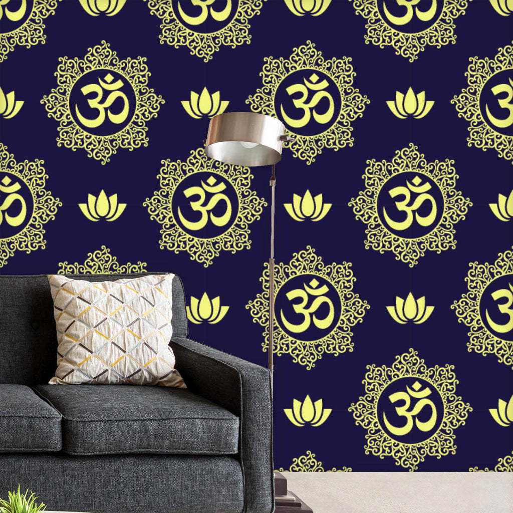 Hindu Om Aum Sign D1 Wallpaper Roll-Wallpapers Peel & Stick-WAL_PA-IC 5015927 IC 5015927, Abstract Expressionism, Abstracts, Asian, Botanical, Buddhism, Culture, Ethnic, Festivals, Festivals and Occasions, Festive, Floral, Flowers, God Buddha, God Shiv, Hinduism, Illustrations, Indian, Mandala, Nature, Patterns, Religion, Religious, Semi Abstract, Signs, Signs and Symbols, Spiritual, Symbols, Traditional, Tribal, World Culture, hindu, om, aum, sign, d1, wallpaper, roll, abstract, asia, buddha, celebration, 