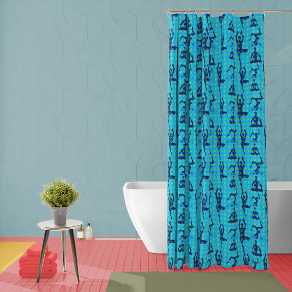 Meditation & Hindu Om Pattern D2 Washable Waterproof Shower Curtain-Shower Curtains-CUR_SH_EL-IC 5015938 IC 5015938, Art and Paintings, Buddhism, Health, Hearts, Illustrations, Indian, Love, Mandala, Patterns, Religion, Religious, Sanskrit, Signs, Signs and Symbols, Spiritual, Symbols, meditation, hindu, om, pattern, d2, washable, waterproof, polyester, shower, curtain, eyelets, ajna, anahata, ayurveda, body, chakra, design, development, energy, enlightenment, geometry, healing, heart, illustration, improve