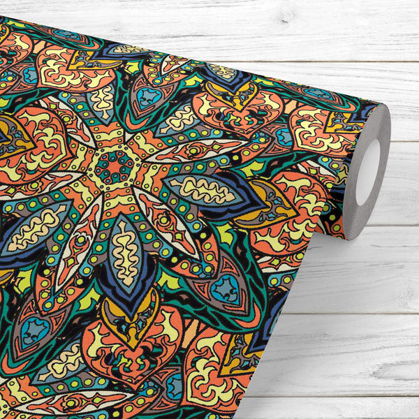 Ornate Vintage Mandala D2 Wallpaper Roll-Wallpapers Peel & Stick-WAL_PA-IC 5015969 IC 5015969, Abstract Expressionism, Abstracts, Allah, Ancient, Arabic, Art and Paintings, Asian, Aztec, Bohemian, Botanical, Chinese, Circle, Culture, Decorative, Digital, Digital Art, Drawing, Ethnic, Floral, Flowers, Graphic, Historical, Illustrations, Indian, Islam, Mandala, Medieval, Nature, Patterns, Retro, Semi Abstract, Signs, Signs and Symbols, Traditional, Tribal, Turkish, Vintage, World Culture, ornate, d2, peel, st