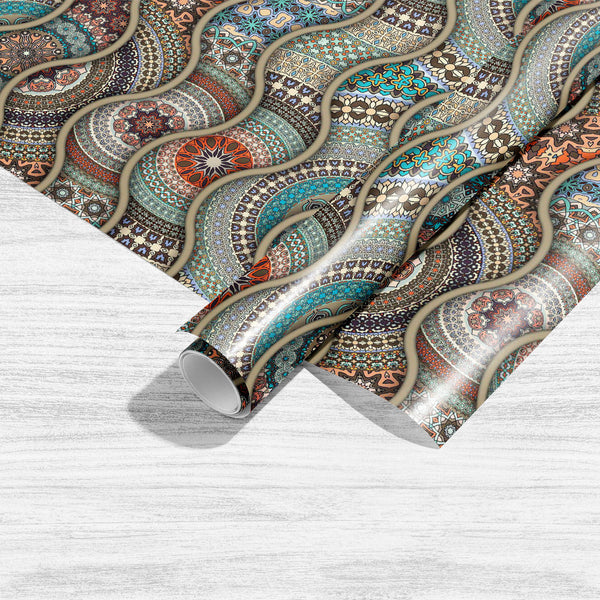 Vintage Floral Mandala D1 Art & Craft Gift Wrapping Paper-Wrapping Papers-WRP_PP-IC 5015972 IC 5015972, Abstract Expressionism, Abstracts, African, Allah, Ancient, Arabic, Art and Paintings, Asian, Aztec, Bohemian, Botanical, Chinese, Culture, Decorative, Digital, Digital Art, Drawing, Ethnic, Fashion, Floral, Flowers, Graphic, Historical, Illustrations, Indian, Islam, Mandala, Medieval, Mexican, Moroccan, Nature, Patterns, Retro, Semi Abstract, Signs, Signs and Symbols, Symbols, Traditional, Tribal, Turkis