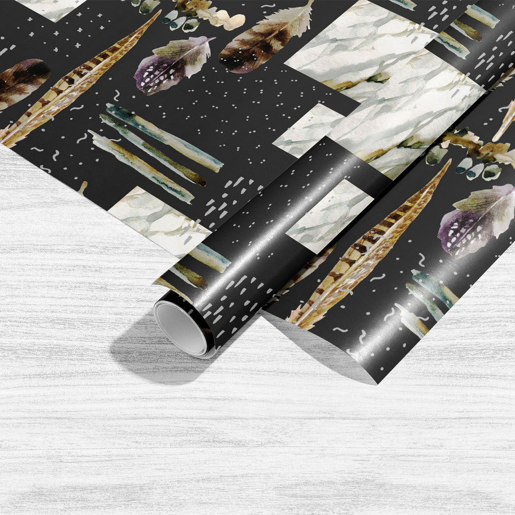 Abstract Doodle D3 Art & Craft Gift Wrapping Paper-Wrapping Papers-WRP_PP-IC 5016032 IC 5016032, Abstract Expressionism, Abstracts, Art and Paintings, Birds, Black, Black and White, Digital, Digital Art, Drawing, Geometric, Geometric Abstraction, Graphic, Hipster, Illustrations, Marble, Marble and Stone, Minimalism, Patterns, Semi Abstract, Stripes, Watercolour, abstract, doodle, d3, art, craft, gift, wrapping, paper, background, bird, blob, blot, boho, brush, color, colorful, decoration, element, feather, 