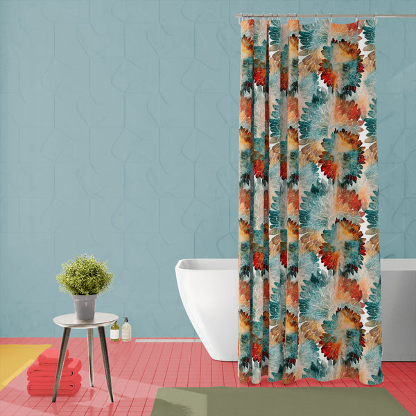 Japanese Watercolor Chrysanthemum Washable Waterproof Shower Curtain-Shower Curtains-CUR_SH_EL-IC 5016042 IC 5016042, Abstract Expressionism, Abstracts, Art and Paintings, Botanical, Digital, Digital Art, Drawing, Fashion, Floral, Flowers, Graphic, Hand Drawn, Illustrations, Japanese, Minimalism, Modern Art, Nature, Patterns, Retro, Scenic, Semi Abstract, Signs, Signs and Symbols, Sketches, Watercolour, Wedding, watercolor, chrysanthemum, washable, waterproof, polyester, shower, curtain, eyelets, flower, te