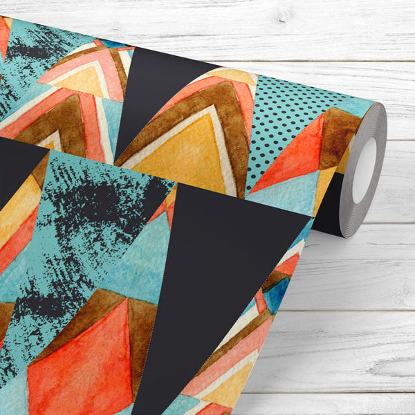 Abstract Geometrical Triangles Wallpaper Roll-Wallpapers Peel & Stick-WAL_PA-IC 5016067 IC 5016067, 80s, 90s, Abstract Expressionism, Abstracts, Ancient, Art and Paintings, Aztec, Bohemian, Culture, Decorative, Digital, Digital Art, Dots, Drawing, Ethnic, Geometric, Geometric Abstraction, Graphic, Hipster, Historical, Illustrations, Medieval, Modern Art, Mountains, Patterns, Retro, Semi Abstract, Signs, Signs and Symbols, Stripes, Traditional, Triangles, Tribal, Vintage, Watercolour, World Culture, abstract