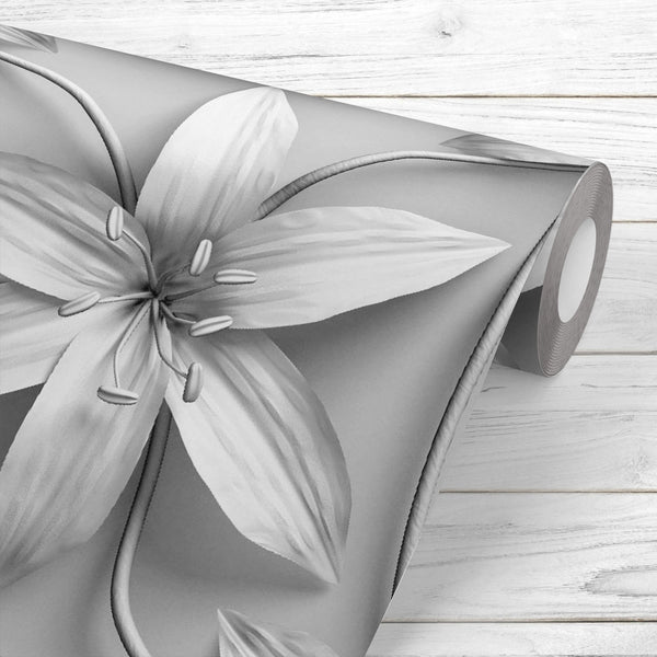 3D Lilies Flower Wallpaper Roll-Wallpapers Peel & Stick-WAL_PA-IC 5016101 IC 5016101, 3D, Abstract Expressionism, Abstracts, Ancient, Art and Paintings, Black and White, Botanical, Decorative, Drawing, Floral, Flowers, Historical, Illustrations, Medieval, Nature, Patterns, Retro, Scenic, Semi Abstract, Signs, Signs and Symbols, Vintage, White, lilies, flower, peel, stick, vinyl, wallpaper, roll, non-pvc, self-adhesive, eco-friendly, water-repellent, scratch-resistant, wall, art, pattern, seamless, abstract,