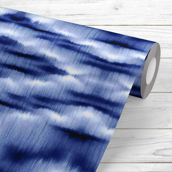 Blue Dye Art Wallpaper Roll-Wallpapers Peel & Stick-WAL_PA-IC 5016110 IC 5016110, Abstract Expressionism, Abstracts, Ancient, Art and Paintings, Culture, Decorative, Digital, Digital Art, Drawing, Ethnic, Folk Art, Graphic, Historical, Medieval, Modern Art, Nautical, Paintings, Patterns, Semi Abstract, Shibori, Signs, Signs and Symbols, Traditional, Tribal, Vintage, Watercolour, World Culture, blue, dye, art, peel, stick, vinyl, wallpaper, roll, non-pvc, self-adhesive, eco-friendly, water-repellent, scratch