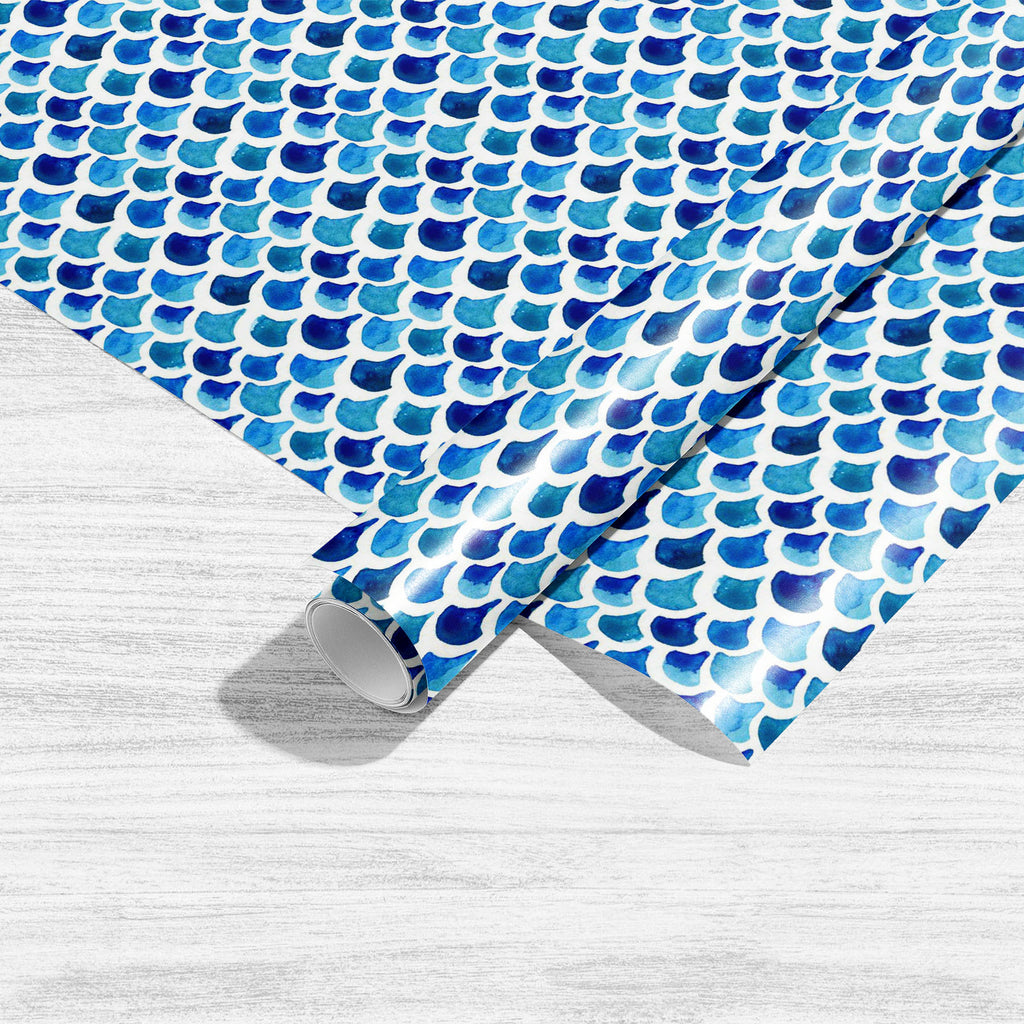 Abstract Fish Scale Art & Craft Gift Wrapping Paper-Wrapping Papers-WRP_PP-IC 5016118 IC 5016118, Abstract Expressionism, Abstracts, Art and Paintings, Black and White, Digital, Digital Art, Graphic, Hipster, Illustrations, Nautical, Patterns, Semi Abstract, Signs, Signs and Symbols, Stripes, Watercolour, White, abstract, fish, scale, art, craft, gift, wrapping, paper, watercolor, pattern, marine, ocean, sea, seamless, aqua, background, blue, brush, color, design, drop, element, fabric, grunge, illustration