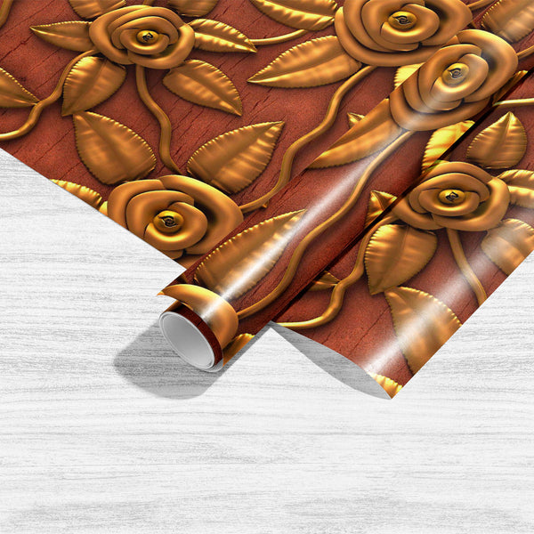 3D Golden Flowers Pattern Art & Craft Gift Wrapping Paper-Wrapping Papers-WRP_PP-IC 5016157 IC 5016157, 3D, Abstract Expressionism, Abstracts, Art and Paintings, Botanical, Decorative, Floral, Flowers, Nature, Patterns, Semi Abstract, Signs, Signs and Symbols, Wood, Metallic, golden, pattern, art, craft, gift, wrapping, paper, sheet, plain, smooth, effect, seamless, texture, wallpaper, abstract, background, bronze, flower, iron, metal, plank, wall, wooden, backdrop, bloom, blossom, board, brass, brown, copp