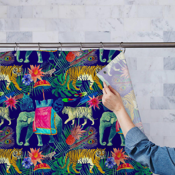 Vintage Watercolor Washable Waterproof Shower Curtain-Shower Curtains-CUR_SH_EL-IC 5016210 IC 5016210, Ancient, Animals, Art and Paintings, Automobiles, Birds, Botanical, Buddhism, Drawing, Fashion, Floral, Flowers, God Buddha, Hand Drawn, Historical, Illustrations, Indian, Medieval, Nature, Paintings, Patterns, Scenic, Signs, Signs and Symbols, Sketches, Transportation, Travel, Tropical, Vehicles, Vintage, Watercolour, watercolor, washable, waterproof, polyester, shower, curtain, eyelets, pattern, seamless