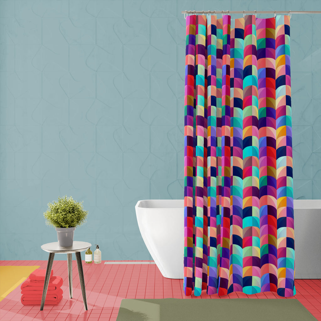 Geometric Pattern Elements Washable Waterproof Shower Curtain-Shower Curtains-CUR_SH_EL-IC 5016223 IC 5016223, Abstract Expressionism, Abstracts, Decorative, Digital, Digital Art, Eygptian, Geometric, Geometric Abstraction, Graphic, Illustrations, Minimalism, Modern Art, Patterns, Plain, Semi Abstract, Signs, Signs and Symbols, Space, Triangles, pattern, elements, washable, waterproof, shower, curtain, seamless, abstract, flat, vector, arc, backdrop, background, colorful, colors, composition, cool, cover, d