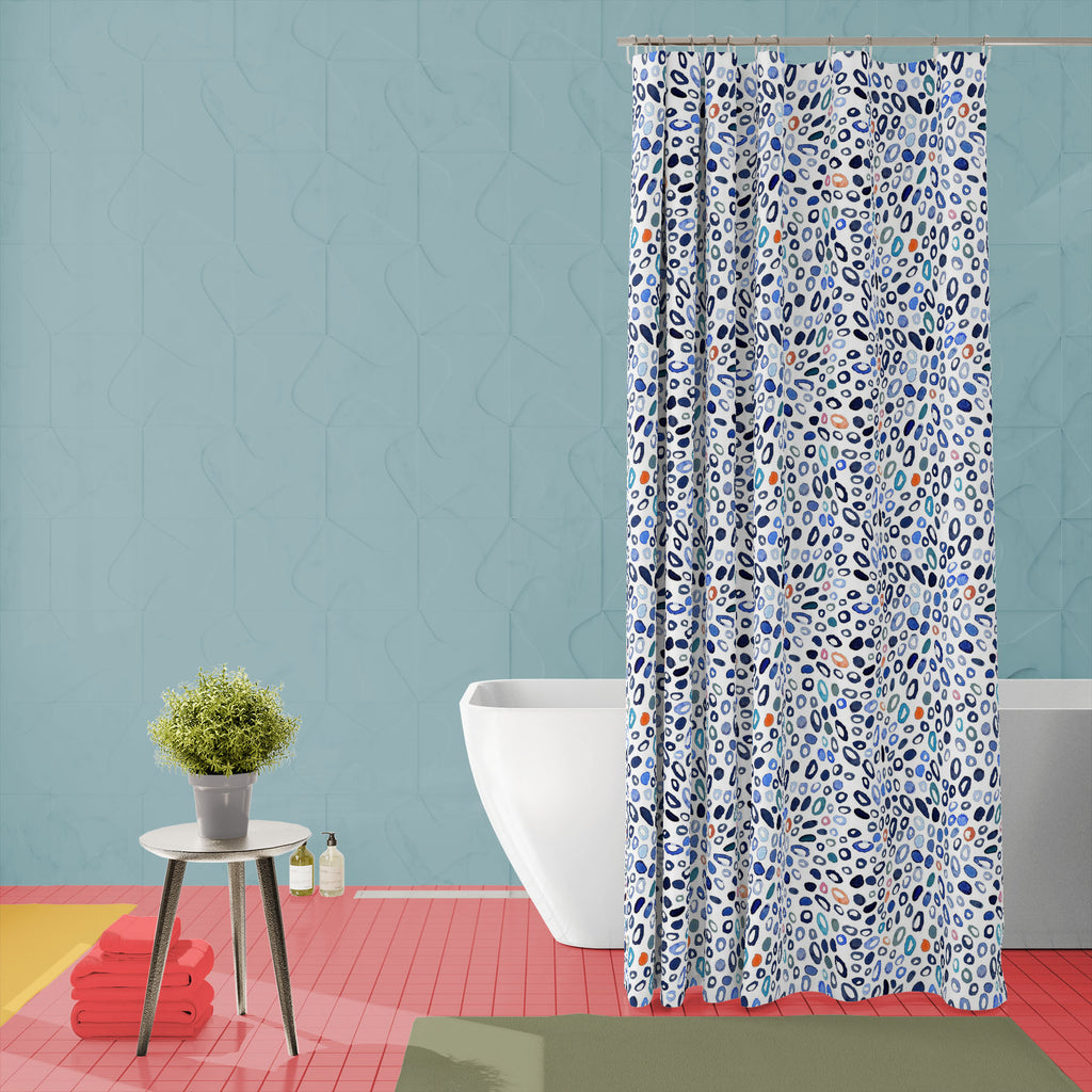 Brush Dots Washable Waterproof Shower Curtain-Shower Curtains-CUR_SH_EL-IC 5016246 IC 5016246, Abstract Expressionism, Abstracts, Art and Paintings, Culture, Digital, Digital Art, Dots, Drawing, Ethnic, Fashion, Geometric, Geometric Abstraction, Graphic, Illustrations, Modern Art, Patterns, Semi Abstract, Signs, Signs and Symbols, Sketches, Splatter, Traditional, Tribal, Watercolour, World Culture, brush, washable, waterproof, shower, curtain, pattern, watercolor, abstract, art, fun, seamless, acrylic, arti