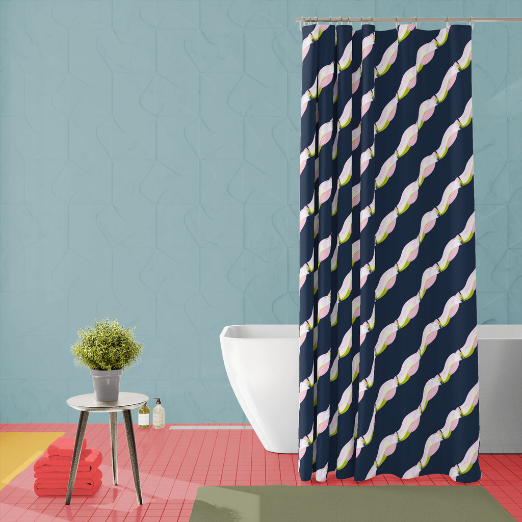 Abstract Pastel Waves Washable Waterproof Shower Curtain-Shower Curtains-CUR_SH_EL-IC 5016327 IC 5016327, 80s, 90s, Abstract Expressionism, Abstracts, Art and Paintings, Birthday, Cross, Drawing, Fashion, Geometric, Geometric Abstraction, Hipster, Illustrations, Modern Art, Music, Music and Dance, Music and Musical Instruments, Patterns, Pop Art, Semi Abstract, Signs, Signs and Symbols, Splatter, Stripes, abstract, pastel, waves, washable, waterproof, shower, curtain, advertising, art, artistic, arty, backd