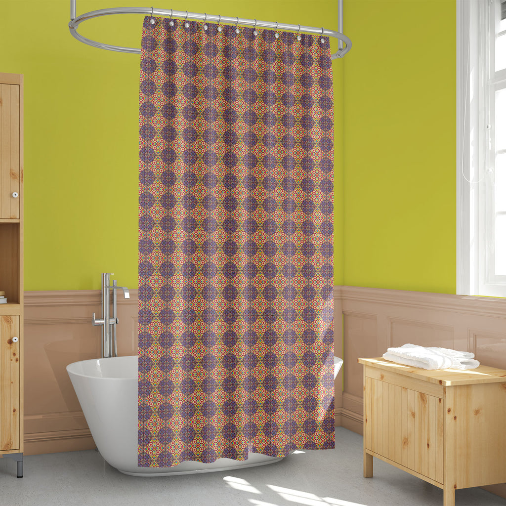 Blue Pink Beige Geometric Washable Waterproof Shower Curtain-Shower Curtains-CUR_SH_EL-IC 5016345 IC 5016345, Abstract Expressionism, Abstracts, Art and Paintings, Business, Digital, Digital Art, Geometric, Geometric Abstraction, Graphic, Illustrations, Modern Art, Patterns, Publications, Semi Abstract, Signs, Signs and Symbols, Stripes, blue, pink, beige, washable, waterproof, shower, curtain, abstract, argyle, art, background, banner, booklet, brochure, card, catalog, colorful, concept, cover, creative, d