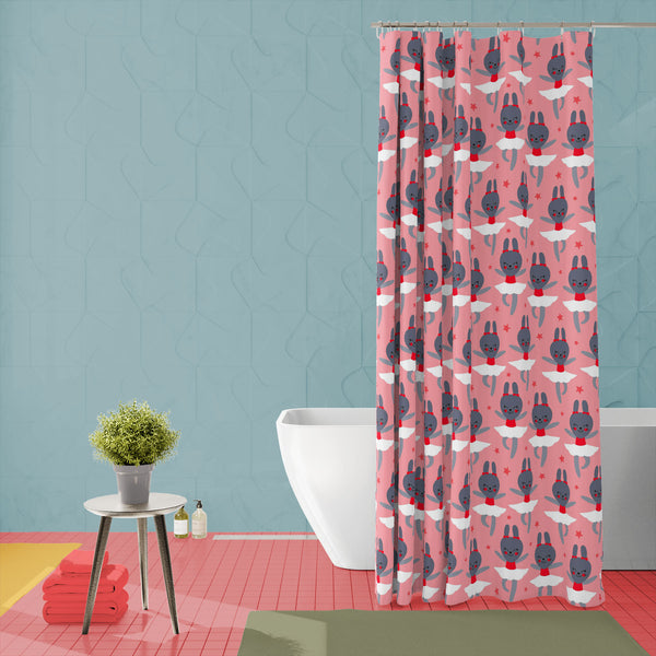 Cartoon Little Bunny Washable Waterproof Shower Curtain-Shower Curtains-CUR_SH_EL-IC 5016419 IC 5016419, Animals, Animated Cartoons, Baby, Birthday, Caricature, Cartoons, Children, Fashion, Illustrations, Kids, Love, Patterns, Romance, Signs, Signs and Symbols, cartoon, little, bunny, washable, waterproof, polyester, shower, curtain, eyelets, pattern, print, party, princess, seamless, adorable, animal, background, ballerina, birth, bow, child, childish, clothing, cute, design, diaper, dress, fabric, face, f