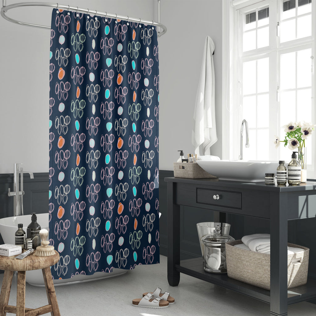 Hand Drawn Fashion D2 Washable Waterproof Shower Curtain-Shower Curtains-CUR_SH_EL-IC 5016424 IC 5016424, 80s, 90s, Abstract Expressionism, Abstracts, Ancient, Baby, Birthday, Books, Business, Children, Cross, Fashion, Geometric, Geometric Abstraction, Historical, Holidays, Illustrations, Kids, Medieval, Patterns, Pop Art, Semi Abstract, Sketches, Vintage, hand, drawn, d2, washable, waterproof, shower, curtain, abstract, advertising, background, blot, book, booklet, card, celebration, cloth, color, colorful