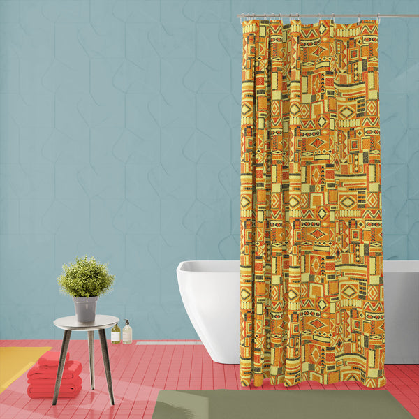 Ethnic Bohemian Pattern Washable Waterproof Shower Curtain-Shower Curtains-CUR_SH_EL-IC 5016435 IC 5016435, Abstract Expressionism, Abstracts, African, American, Ancient, Art and Paintings, Aztec, Bohemian, Cross, Culture, Decorative, Digital, Digital Art, Ethnic, Fashion, Geometric, Geometric Abstraction, Graphic, Hipster, Historical, Illustrations, Indian, Medieval, Mexican, Patterns, Semi Abstract, Signs, Signs and Symbols, Traditional, Tribal, Vintage, World Culture, pattern, washable, waterproof, polye