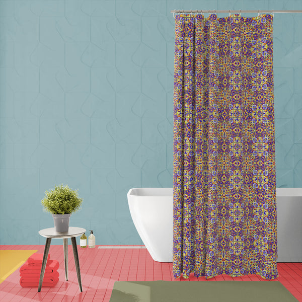 Navy Paisley Washable Waterproof Shower Curtain-Shower Curtains-CUR_SH_EL-IC 5016441 IC 5016441, Abstract Expressionism, Abstracts, Ancient, Art and Paintings, Botanical, Decorative, Digital, Digital Art, Fashion, Floral, Flowers, Geometric, Geometric Abstraction, Graphic, Historical, Illustrations, Medieval, Nature, Nautical, Paisley, Patterns, Retro, Semi Abstract, Signs, Signs and Symbols, Vintage, navy, washable, waterproof, polyester, shower, curtain, eyelets, abstract, art, background, color, colorful