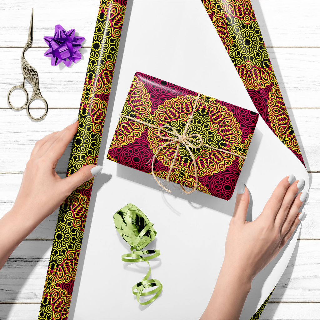 Damask Ethnic Mandala D1 Art & Craft Gift Wrapping Paper-Wrapping Papers-WRP_PP-IC 5016447 IC 5016447, Abstract Expressionism, Abstracts, African, Allah, Ancient, Arabic, Asian, Aztec, Bohemian, Botanical, Culture, Damask, Digital, Digital Art, Ethnic, Floral, Flowers, Folk Art, Geometric, Geometric Abstraction, Graphic, Grid Art, Historical, Illustrations, Indian, Islam, Mandala, Medieval, Mexican, Moroccan, Nature, Patterns, Retro, Semi Abstract, Traditional, Tribal, Turkish, Vintage, World Culture, d1, a