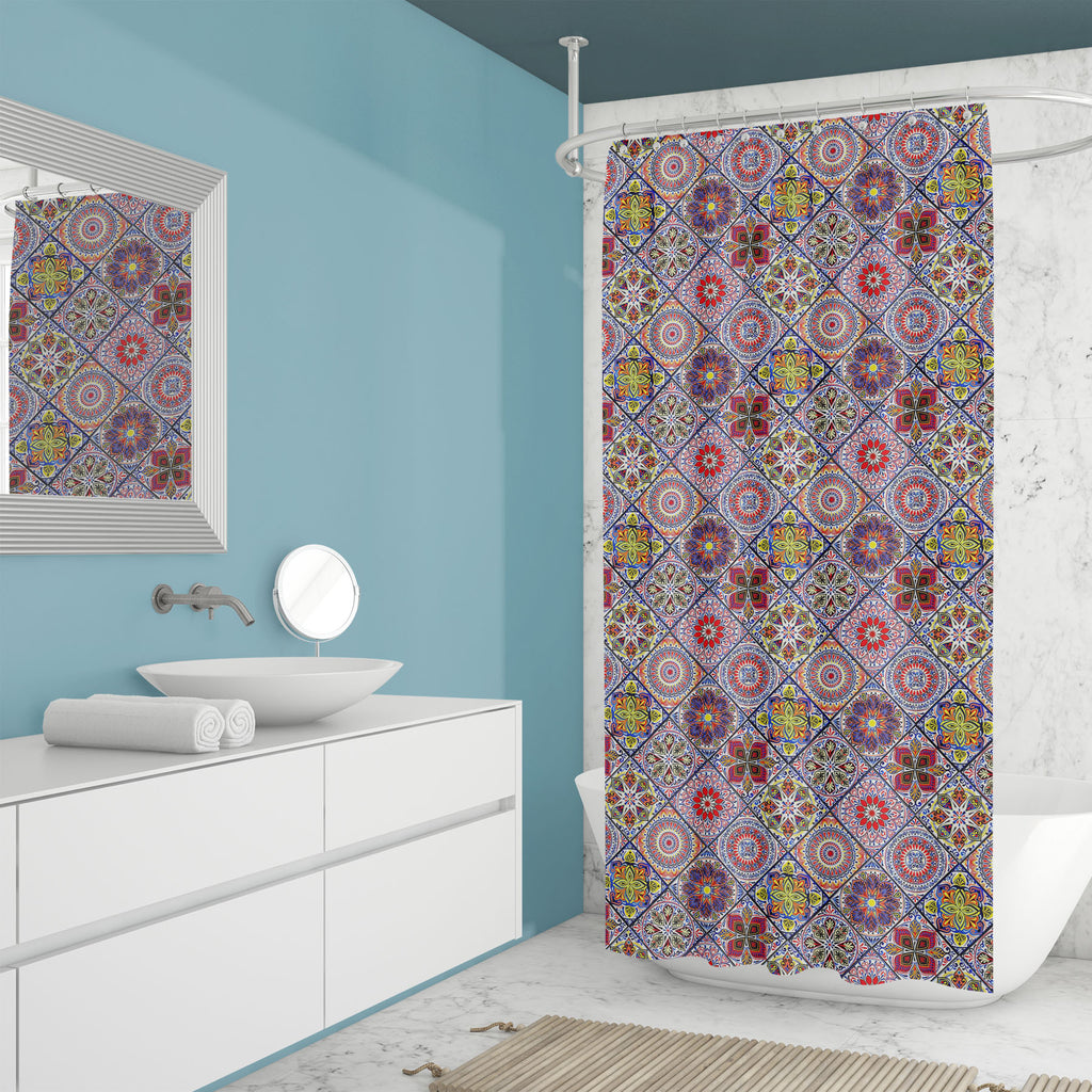 Floral Art Pattern D1 Washable Waterproof Shower Curtain-Shower Curtains-CUR_SH_EL-IC 5016521 IC 5016521, Botanical, Floral, Flowers, Nature, Patterns, art, pattern, d1, washable, waterproof, shower, curtain, artzfolio, shower curtain, bathroom curtain, eyelet shower curtain, waterproof shower curtain, kids shower curtain, washable curtain, 7feet shower curtain, washroom curtain, set of 2 curtain, pvc shower curtain, designer shower curtain, shower curtain 6feet, bath curtain, polyester shower curtain, 84in