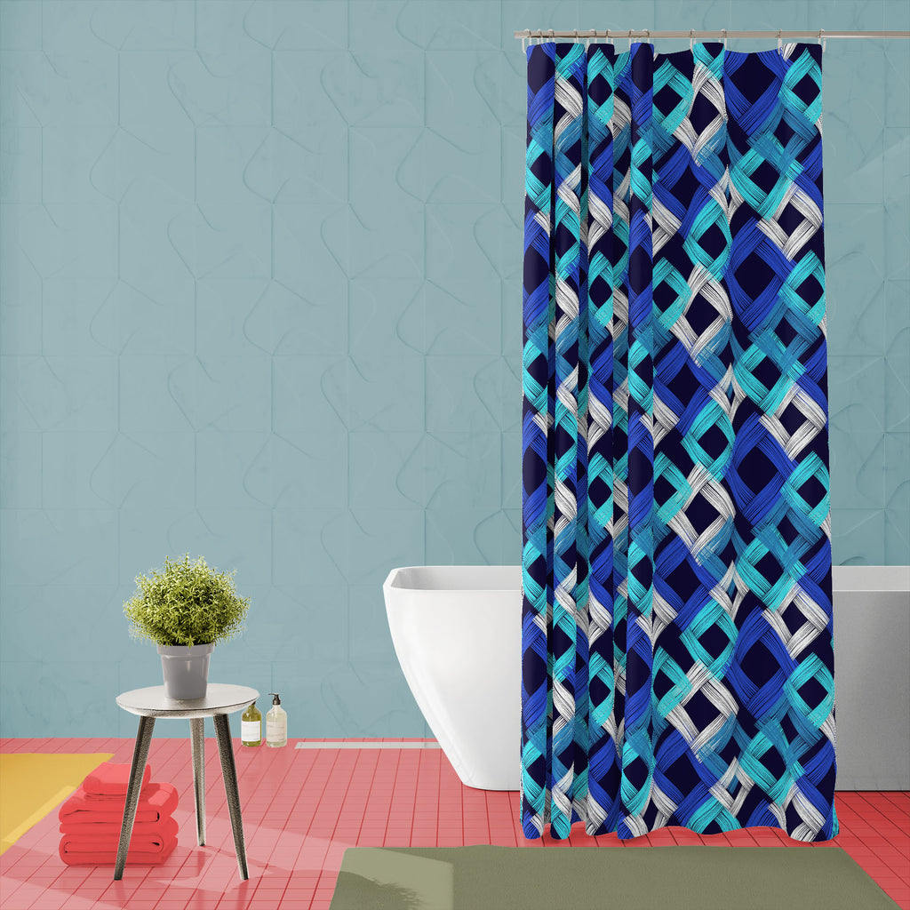 Folk Motif Art Washable Waterproof Shower Curtain-Shower Curtains-CUR_SH_EL-IC 5016546 IC 5016546, Abstract Expressionism, Abstracts, Art and Paintings, Asian, Aztec, Culture, Decorative, Digital, Digital Art, Ethnic, Fashion, Folk Art, Geometric, Geometric Abstraction, Graphic, Ikat, Illustrations, Patterns, Pets, Plaid, Retro, Semi Abstract, Signs, Signs and Symbols, Sketches, Traditional, Tribal, World Culture, folk, motif, art, washable, waterproof, shower, curtain, fabric, mat, pattern, abstract, backg