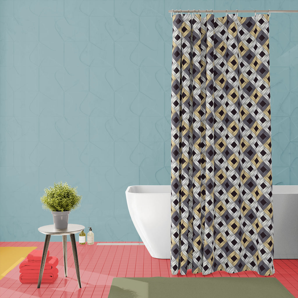 Ethnic Boho Pattern D1 Washable Waterproof Shower Curtain-Shower Curtains-CUR_SH_EL-IC 5016547 IC 5016547, Abstract Expressionism, Abstracts, Art and Paintings, Asian, Aztec, Culture, Decorative, Digital, Digital Art, Ethnic, Fashion, Folk Art, Geometric, Geometric Abstraction, Graphic, Ikat, Illustrations, Patterns, Pets, Plaid, Retro, Semi Abstract, Signs, Signs and Symbols, Sketches, Traditional, Tribal, World Culture, boho, pattern, d1, washable, waterproof, shower, curtain, abstract, art, background, b