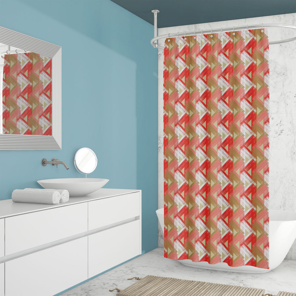 Ethnic Boho Texture D3 Washable Waterproof Shower Curtain-Shower Curtains-CUR_SH_EL-IC 5016550 IC 5016550, Abstract Expressionism, Abstracts, Art and Paintings, Aztec, Culture, Decorative, Digital, Digital Art, Ethnic, Fashion, Folk Art, Geometric, Geometric Abstraction, Graphic, Ikat, Illustrations, Patterns, Pets, Plaid, Retro, Semi Abstract, Signs, Signs and Symbols, Sketches, Traditional, Tribal, World Culture, boho, texture, d3, washable, waterproof, shower, curtain, abstract, art, background, bali, be