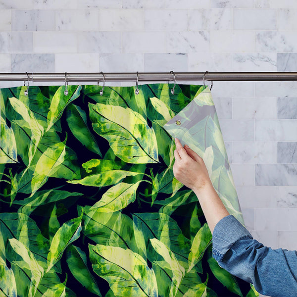 Mandarin Tree Leaves Washable Waterproof Shower Curtain-Shower Curtains-CUR_SH_EL-IC 5016562 IC 5016562, Abstract Expressionism, Abstracts, Ancient, Art and Paintings, Books, Botanical, Collages, Digital, Digital Art, Fashion, Floral, Flowers, Graphic, Historical, Illustrations, Medieval, Nature, Patterns, Scenic, Semi Abstract, Signs, Signs and Symbols, Sketches, Vintage, Watercolour, mandarin, tree, leaves, washable, waterproof, polyester, shower, curtain, eyelets, pattern, colour, textile, water, abstrac