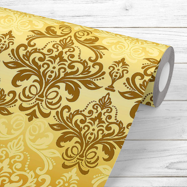 Damask Pattern D9 Wallpaper Roll-Wallpapers Peel & Stick-WAL_PA-IC 5016593 IC 5016593, Abstract Expressionism, Abstracts, Allah, Ancient, Arabic, Baroque, Botanical, Damask, Decorative, Fashion, Floral, Flowers, Historical, Illustrations, Indian, Islam, Italian, Medieval, Nature, Patterns, Plaid, Rococo, Semi Abstract, Signs, Signs and Symbols, Victorian, Vintage, pattern, d9, peel, stick, vinyl, wallpaper, roll, non-pvc, self-adhesive, eco-friendly, water-repellent, scratch-resistant, abstract, antique, ar