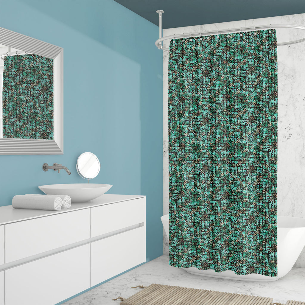 Infinity Geometric Pattern Washable Waterproof Shower Curtain-Shower Curtains-CUR_SH_EL-IC 5016602 IC 5016602, Abstract Expressionism, Abstracts, Allah, Ancient, Arabic, Art and Paintings, Digital, Digital Art, Drawing, Geometric, Geometric Abstraction, Graphic, Hipster, Historical, Illustrations, Islam, Medieval, Patterns, Semi Abstract, Signs, Signs and Symbols, Sketches, Turkish, Vintage, Watercolour, infinity, pattern, washable, waterproof, shower, curtain, abstract, allover, art, artistic, backdrop, ba