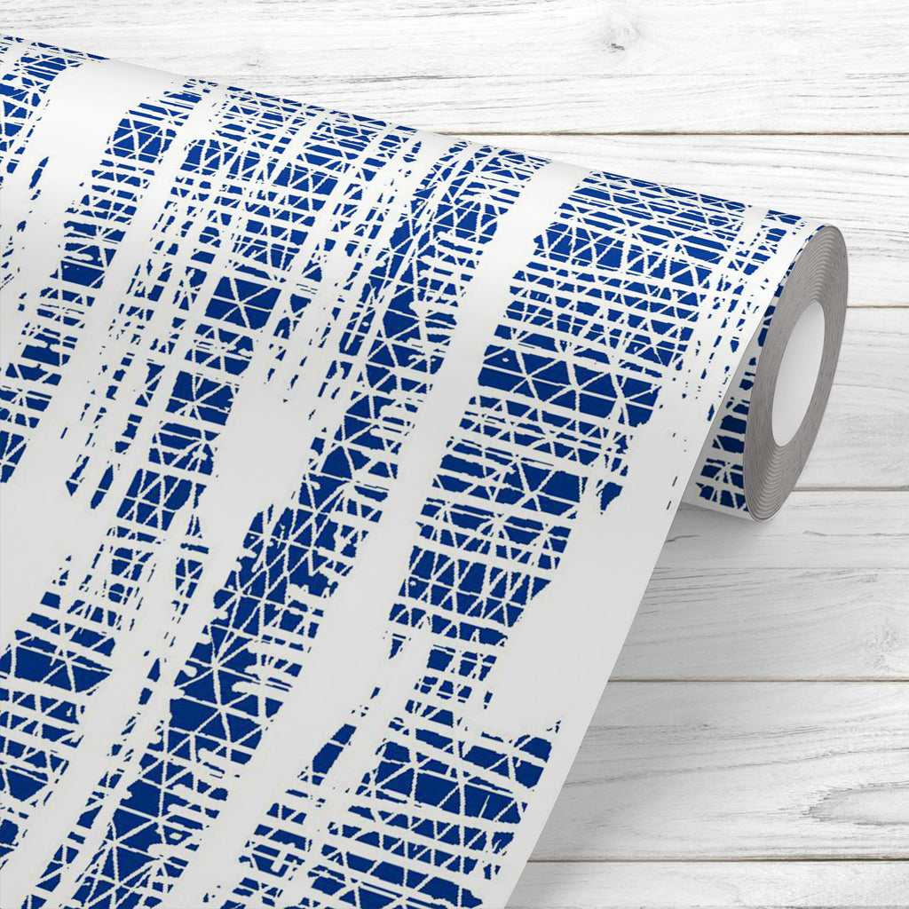 Abstract Indigo Tie Dye Batik D16 Wallpaper Roll-Wallpapers Peel & Stick-WAL_PA-IC 5016612 IC 5016612, Abstract Expressionism, Abstracts, Black and White, Chinese, Culture, Ethnic, Fashion, Folk Art, Illustrations, Japanese, Modern Art, Nature, Patterns, Scenic, Semi Abstract, Shibori, Signs, Signs and Symbols, Stripes, Traditional, Tribal, Watercolour, White, World Culture, abstract, indigo, tie, dye, batik, d16, wallpaper, roll, pattern, seamless, organic, texture, folk, kimono, modern, rustic, vector, ba