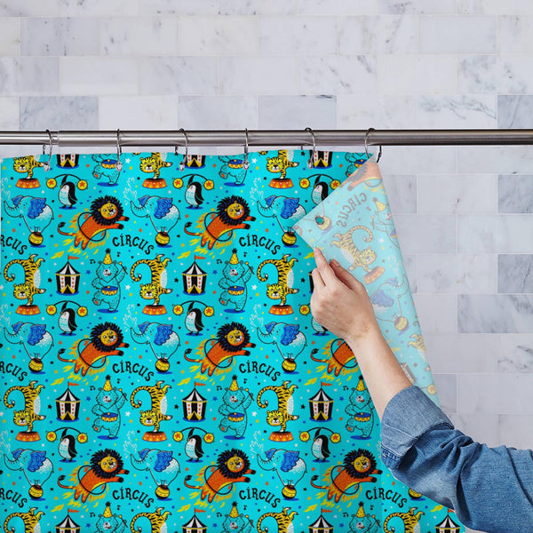 Animal Pattern D2 Washable Waterproof Shower Curtain-Shower Curtains-CUR_SH_EL-IC 5016628 IC 5016628, Animated Cartoons, Caricature, Cartoons, Festivals, Festivals and Occasions, Festive, Holidays, Illustrations, Patterns, animal, pattern, d2, washable, waterproof, polyester, shower, curtain, eyelets, artzfolio, shower curtain, bathroom curtain, eyelet shower curtain, waterproof shower curtain, kids shower curtain, washable curtain, 7feet shower curtain, washroom curtain, set of 2 curtain, pvc shower curtai