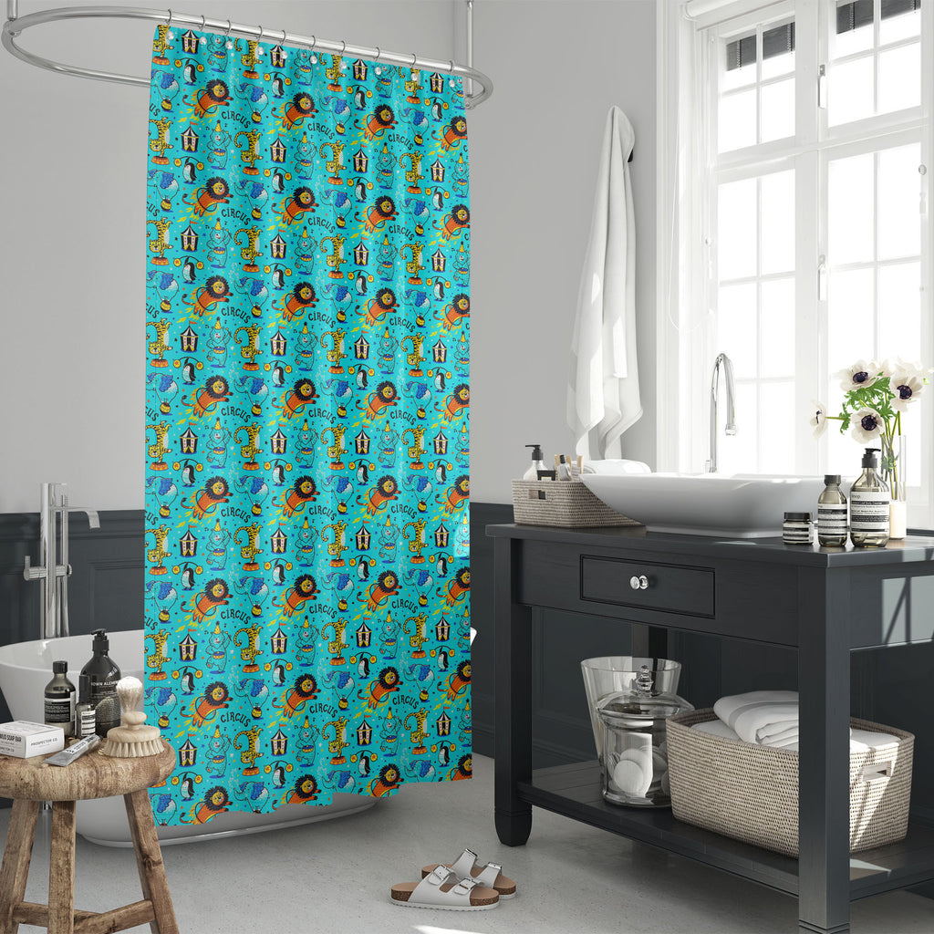 Animal Pattern D2 Washable Waterproof Shower Curtain-Shower Curtains-CUR_SH_EL-IC 5016628 IC 5016628, Animated Cartoons, Caricature, Cartoons, Festivals, Festivals and Occasions, Festive, Holidays, Illustrations, Patterns, animal, pattern, d2, washable, waterproof, shower, curtain, artzfolio, shower curtain, bathroom curtain, eyelet shower curtain, waterproof shower curtain, kids shower curtain, washable curtain, 7feet shower curtain, washroom curtain, set of 2 curtain, pvc shower curtain, designer shower c