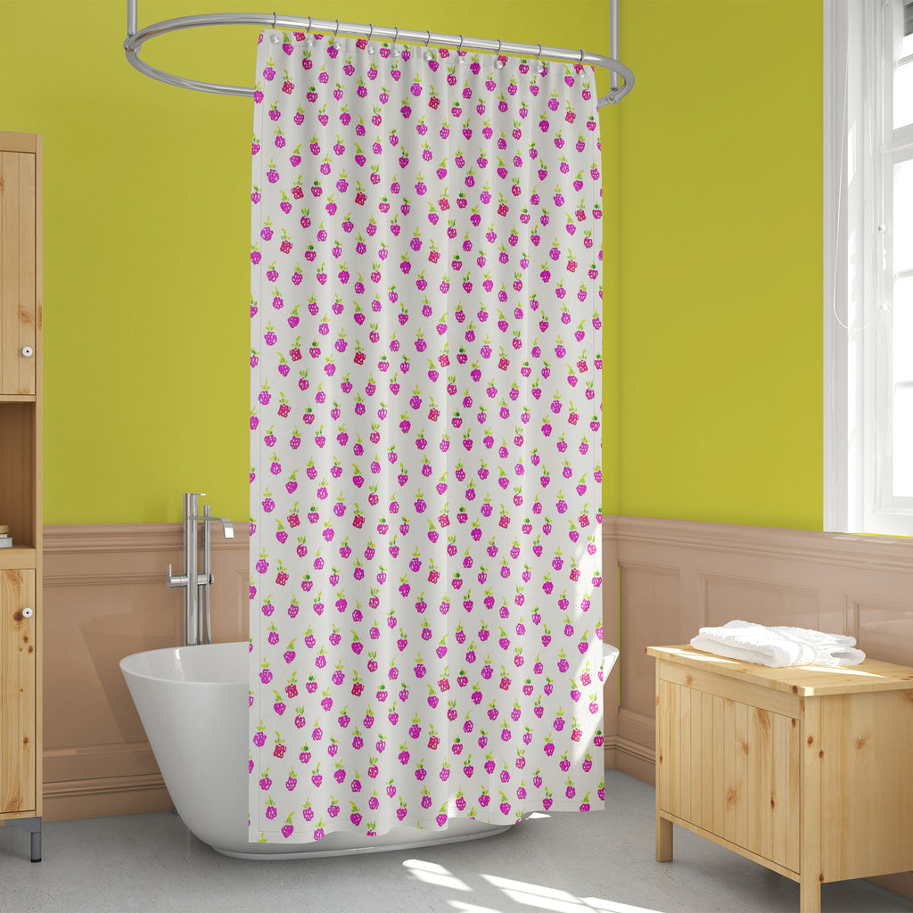 Purple Miniature Berries Washable Waterproof Shower Curtain-Shower Curtains-CUR_SH_EL-IC 5016637 IC 5016637, Art and Paintings, Fruit and Vegetable, Fruits, Illustrations, Miniature Art, Nature, Patterns, Scenic, Signs, Signs and Symbols, Watercolour, purple, miniature, berries, washable, waterproof, shower, curtain, fruit, art, backdrop, background, design, illustration, leaf, paper, pattern, pink, raspberries, seamless, spring, summer, sweet, textile, texture, wallpaper, watercolor, wrapping, artzfolio, s