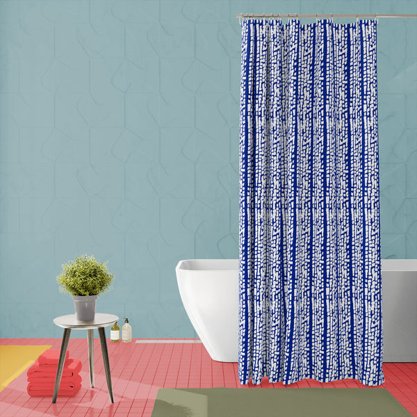 Abstract Indigo Tie Dye Batik D17 Washable Waterproof Shower Curtain-Shower Curtains-CUR_SH_EL-IC 5016662 IC 5016662, Abstract Expressionism, Abstracts, Black and White, Chinese, Culture, Ethnic, Fashion, Folk Art, Illustrations, Japanese, Modern Art, Nature, Patterns, Scenic, Semi Abstract, Shibori, Signs, Signs and Symbols, Stripes, Traditional, Tribal, Watercolour, White, World Culture, abstract, indigo, tie, dye, batik, d17, washable, waterproof, polyester, shower, curtain, eyelets, pattern, background,