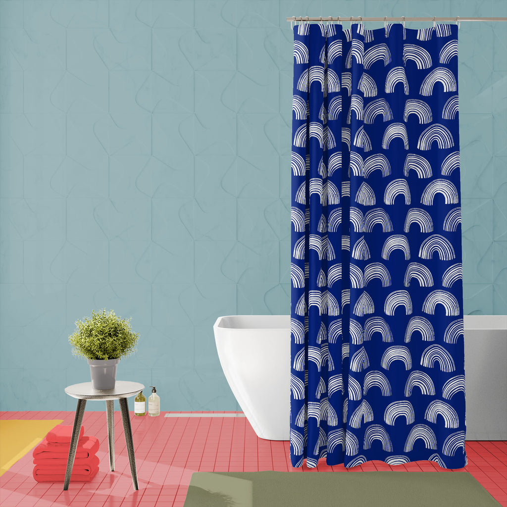 Abstract Arches Pattern Washable Waterproof Shower Curtain-Shower Curtains-CUR_SH_EL-IC 5016668 IC 5016668, Abstract Expressionism, Abstracts, Ancient, Bohemian, Digital, Digital Art, Dots, Graphic, Hand Drawn, Historical, Illustrations, Medieval, Modern Art, Patterns, Scandinavian, Semi Abstract, Signs, Signs and Symbols, Sketches, Vintage, abstract, arches, pattern, washable, waterproof, shower, curtain, arch, colorful, cute, drawn, hand, messy, stroke, vector, artistic, background, beauty, brush, calligr