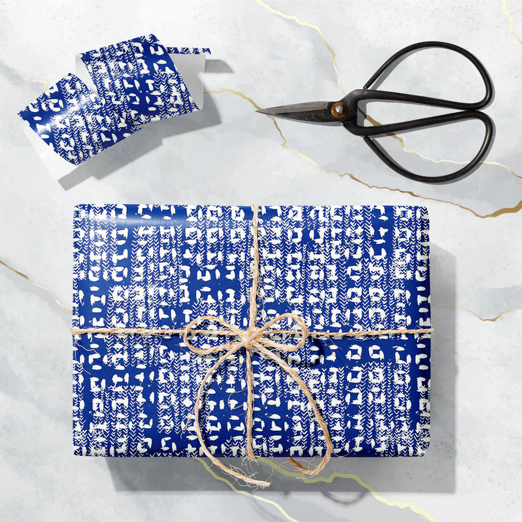 Abstract Indigo Tie Dye Batik D19 Art & Craft Gift Wrapping Paper-Wrapping Papers-WRP_PP-IC 5016676 IC 5016676, Abstract Expressionism, Abstracts, Black and White, Chinese, Culture, Ethnic, Fashion, Folk Art, Illustrations, Japanese, Modern Art, Nature, Patterns, Scenic, Semi Abstract, Shibori, Signs, Signs and Symbols, Stripes, Traditional, Tribal, Watercolour, White, World Culture, abstract, indigo, tie, dye, batik, d19, art, craft, gift, wrapping, paper, fabric, seamless, texture, background, bed, blue, 