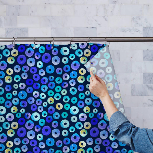 Watercolor Geometrical Shapes Washable Waterproof Shower Curtain-Shower Curtains-CUR_SH_EL-IC 5016724 IC 5016724, 70s, 80s, Abstract Expressionism, Abstracts, Art and Paintings, Circle, Digital, Digital Art, Dots, Drawing, Fashion, Geometric, Geometric Abstraction, Graphic, Illustrations, Patterns, Semi Abstract, Signs, Signs and Symbols, Watercolour, watercolor, geometrical, shapes, washable, waterproof, polyester, shower, curtain, eyelets, abstract, art, artwork, background, blot, blotch, brush, chaos, co