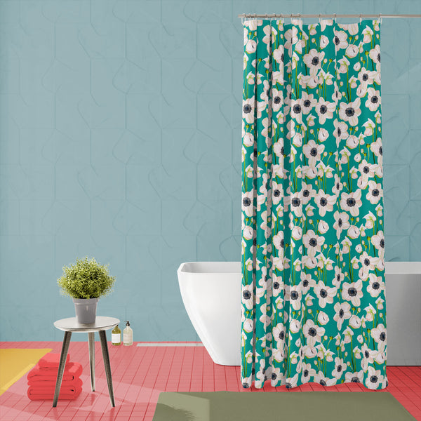 Watercolor Floral Pattern D55 Washable Waterproof Shower Curtain-Shower Curtains-CUR_SH_EL-IC 5016758 IC 5016758, Ancient, Art and Paintings, Black and White, Botanical, Digital, Digital Art, Floral, Flowers, Graphic, Historical, Illustrations, Medieval, Nature, Patterns, Retro, Scenic, Signs, Signs and Symbols, Vintage, Watercolour, Wedding, White, watercolor, pattern, d55, washable, waterproof, polyester, shower, curtain, eyelets, seamless, vector, anemone, art, background, beautiful, beauty, bouquet, bra