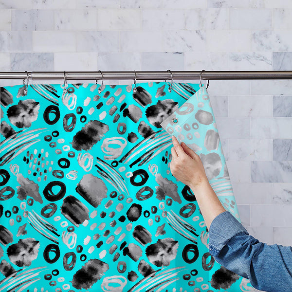 Watercolor Paint Spots D2 Washable Waterproof Shower Curtain-Shower Curtains-CUR_SH_EL-IC 5016766 IC 5016766, 60s, Abstract Expressionism, Abstracts, Art and Paintings, Cities, City Views, Culture, Ethnic, Fashion, Folk Art, Graffiti, Illustrations, Paintings, Patterns, Semi Abstract, Splatter, Traditional, Tribal, Watercolour, World Culture, watercolor, paint, spots, d2, washable, waterproof, polyester, shower, curtain, eyelets, abstract, background, batik, boho, texture, brushed, brushstroke, camo, chaoti