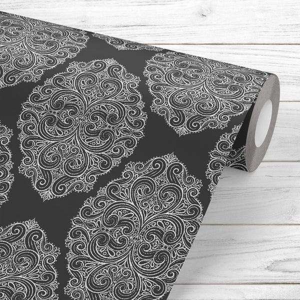 Traditional Indian Motif Style Wallpaper Roll-Wallpapers Peel & Stick-WAL_PA-IC 5016791 IC 5016791, Abstract Expressionism, Abstracts, Allah, Arabic, Baroque, Black, Black and White, Bohemian, Botanical, Culture, Damask, Ethnic, Fashion, Floral, Flowers, Indian, Islam, Mandala, Modern Art, Moroccan, Nature, Paisley, Patterns, Persian, Pets, Retro, Rococo, Semi Abstract, Traditional, Tribal, Wedding, White, World Culture, motif, style, peel, stick, vinyl, wallpaper, roll, non-pvc, self-adhesive, eco-friendly