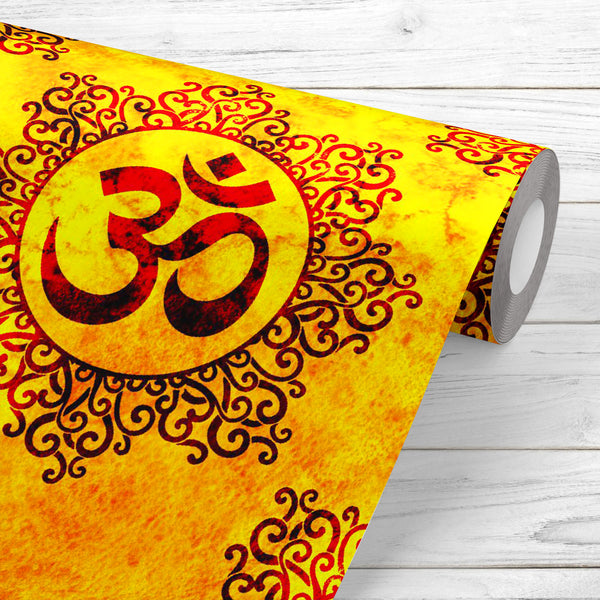 Mystic Hindu Om Sign Wallpaper Roll-Wallpapers Peel & Stick-WAL_PA-IC 5016796 IC 5016796, Abstract Expressionism, Abstracts, Asian, Buddhism, Culture, Ethnic, Festivals, Festivals and Occasions, Festive, God Buddha, God Shiv, Hinduism, Indian, Mandala, Patterns, Religion, Religious, Semi Abstract, Signs, Signs and Symbols, Spiritual, Symbols, Traditional, Tribal, Watercolour, World Culture, mystic, hindu, om, sign, peel, stick, vinyl, wallpaper, roll, non-pvc, self-adhesive, eco-friendly, water-repellent, s