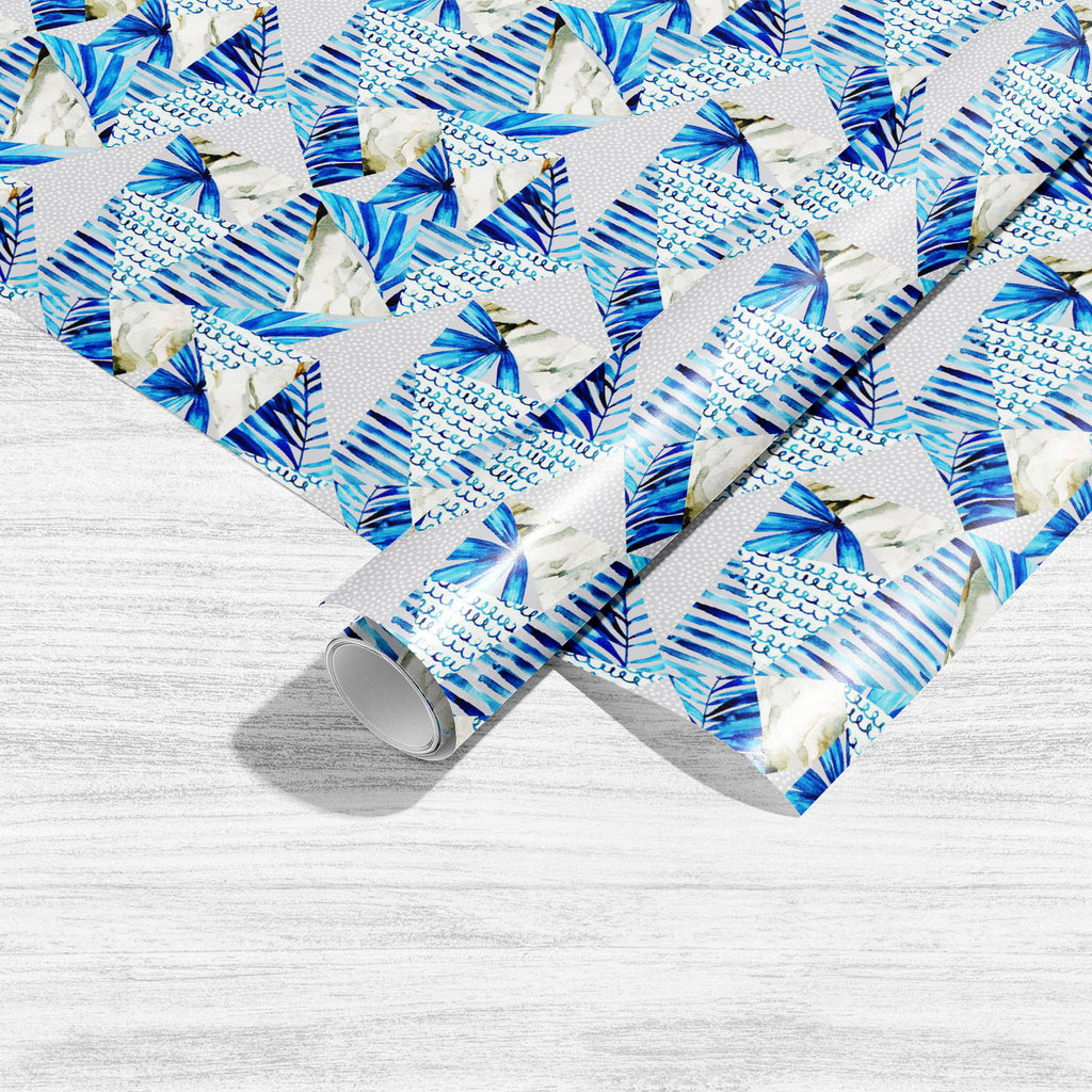 Abstract Marine Triangles D1 Art & Craft Gift Wrapping Paper-Wrapping Papers-WRP_PP-IC 5016854 IC 5016854, 80s, 90s, Abstract Expressionism, Abstracts, Art and Paintings, Automobiles, Black and White, Bling, Digital, Digital Art, Dots, Geometric, Geometric Abstraction, Graphic, Illustrations, Marble, Marble and Stone, Modern Art, Patterns, Semi Abstract, Signs, Signs and Symbols, Stripes, Transportation, Travel, Triangles, Vehicles, Watercolour, White, abstract, marine, d1, art, craft, gift, wrapping, paper