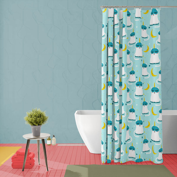 Colorful Muzzles of Animals Washable Waterproof Shower Curtain-Shower Curtains-CUR_SH_EL-IC 5016879 IC 5016879, Animals, Animated Cartoons, Baby, Black and White, Caricature, Cartoons, Children, Comics, Decorative, Digital, Digital Art, Drawing, Fantasy, Graphic, Illustrations, Individuals, Kids, Patterns, Portraits, White, colorful, muzzles, of, washable, waterproof, polyester, shower, curtain, eyelets, sleepy, cartoon, cat, animal, banner, blue, bright, card, character, childish, children's, colored, comi