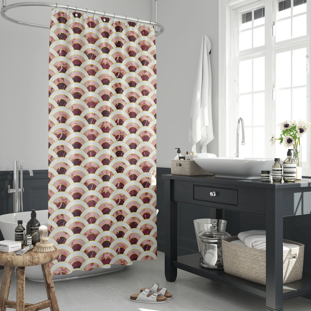 Wave Marble Pattern Washable Waterproof Shower Curtain-Shower Curtains-CUR_SH_EL-IC 5016888 IC 5016888, Abstract Expressionism, Abstracts, Asian, Black and White, Chinese, Circle, Culture, Ethnic, Geometric, Geometric Abstraction, Illustrations, Marble, Marble and Stone, Modern Art, Patterns, Semi Abstract, Traditional, Tribal, White, World Culture, wave, pattern, washable, waterproof, shower, curtain, seamless, vector, artdeco, pink, stone, abstract, arch, background, fountain, gold, light, luxury, modern,