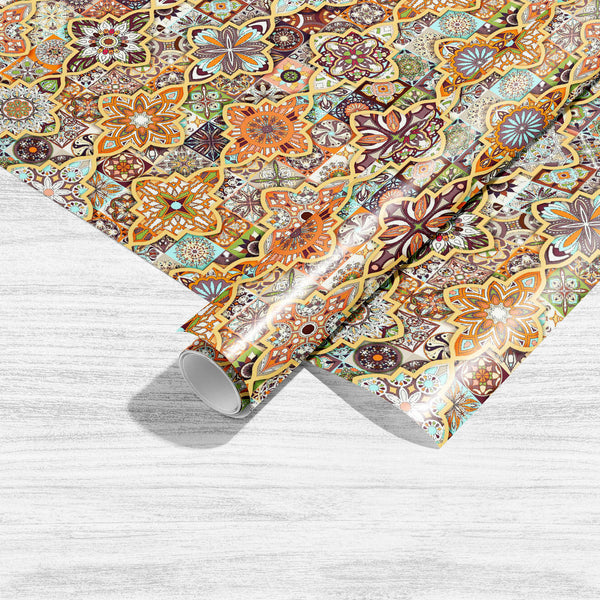 Ethnic Floral Mandala D3 Art & Craft Gift Wrapping Paper-Wrapping Papers-WRP_PP-IC 5016936 IC 5016936, Abstract Expressionism, Abstracts, African, Allah, Ancient, Arabic, Art and Paintings, Asian, Aztec, Bohemian, Botanical, Circle, Culture, Decorative, Ethnic, Floral, Flowers, Geometric, Geometric Abstraction, Historical, Illustrations, Indian, Islam, Mandala, Medieval, Moroccan, Nature, Patterns, Pets, Retro, Semi Abstract, Signs, Signs and Symbols, Traditional, Tribal, Turkish, Vintage, World Culture, d3