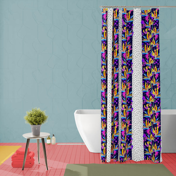 Watercolor Tropical Leaves D4 Washable Waterproof Shower Curtain-Shower Curtains-CUR_SH_EL-IC 5016953 IC 5016953, 80s, 90s, Abstract Expressionism, Abstracts, Art and Paintings, Botanical, Digital, Digital Art, Floral, Flowers, Graphic, Illustrations, Nature, Paintings, Patterns, Scenic, Semi Abstract, Signs, Signs and Symbols, Splatter, Tropical, Watercolour, watercolor, leaves, d4, washable, waterproof, polyester, shower, curtain, eyelets, summer, abstract, art, artistic, backdrop, background, blob, bloss