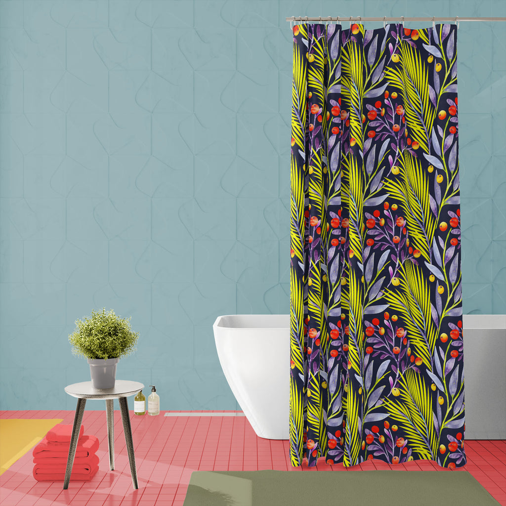 Vibrant Floral D1 Washable Waterproof Shower Curtain-Shower Curtains-CUR_SH_EL-IC 5016958 IC 5016958, Art and Paintings, Botanical, Floral, Flowers, Gouache, Illustrations, Nature, Patterns, Scenic, Signs, Signs and Symbols, Watercolour, vibrant, d1, washable, waterproof, shower, curtain, art, backdrop, background, bloom, blue, sky, branch, colorful, dark, design, flower, forest, garden, illustration, leaf, paint, paper, pattern, petal, pine, pink, plant, purple, seamless, summer, texture, wallpaper, waterc