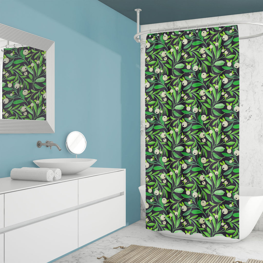 Botanical Flowers D2 Washable Waterproof Shower Curtain-Shower Curtains-CUR_SH_EL-IC 5016971 IC 5016971, Ancient, Art and Paintings, Botanical, Floral, Flowers, Gouache, Historical, Illustrations, Medieval, Nature, Patterns, Scenic, Seasons, Signs, Signs and Symbols, Vintage, Watercolour, d2, washable, waterproof, shower, curtain, art, backdrop, background, beige, berry, decoration, design, flower, garden, green, illustration, leaf, paint, paper, pattern, plant, print, seamless, season, summer, teal, textil