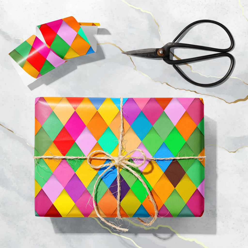 Harlequin Buffoon Rhombuses Art & Craft Gift Wrapping Paper-Wrapping Papers-WRP_PP-IC 5016991 IC 5016991, Abstract Expressionism, Abstracts, Ancient, Art and Paintings, Decorative, Diamond, Fashion, Geometric, Geometric Abstraction, Historical, Holidays, Illustrations, Italian, Medieval, Modern Art, Patterns, Retro, Semi Abstract, Signs, Signs and Symbols, Vintage, harlequin, buffoon, rhombuses, art, craft, gift, wrapping, paper, abstract, backdrop, background, blue, carnival, celebratory, circus, clown, co