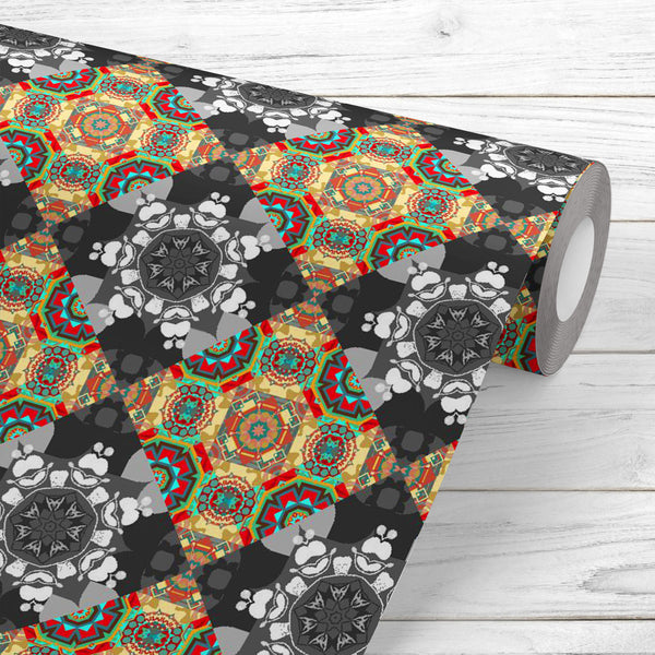 Ethnic Colorful Doodle Wallpaper Roll-Wallpapers Peel & Stick-WAL_PA-IC 5017048 IC 5017048, Allah, Ancient, Arabic, Cross, Culture, Decorative, Ethnic, Geometric, Geometric Abstraction, Historical, Illustrations, Islam, Medieval, Modern Art, Patterns, Retro, Signs, Signs and Symbols, Spanish, Traditional, Tribal, Vintage, World Culture, colorful, doodle, peel, stick, vinyl, wallpaper, roll, non-pvc, self-adhesive, eco-friendly, water-repellent, scratch-resistant, arabesque, background, blue, ceramic, collec