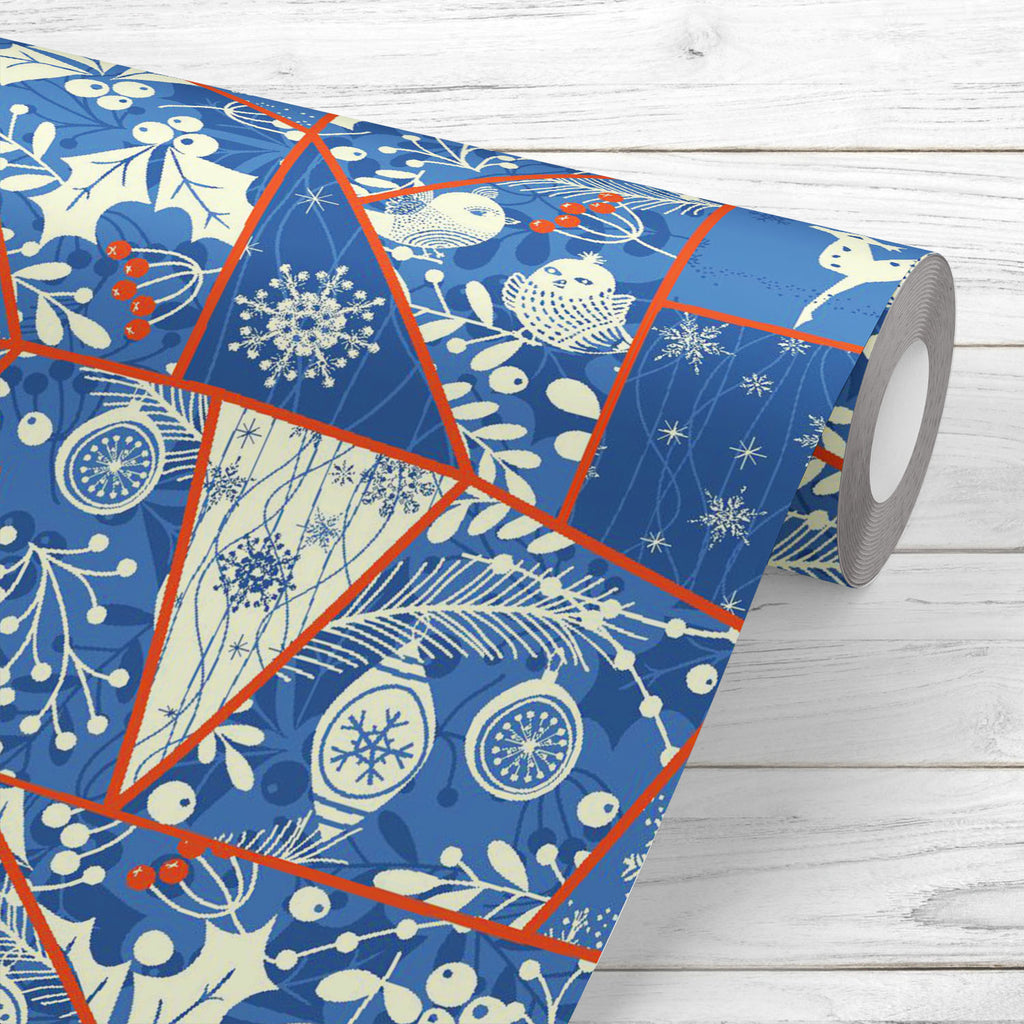 Christmas Patchwork Pattern Wallpaper Roll-Wallpapers Peel & Stick-WAL_PA-IC 5017087 IC 5017087, Abstract Expressionism, Abstracts, Ancient, Animals, Birds, Black and White, Botanical, Christianity, Circle, Collages, Decorative, Dots, Floral, Flowers, Geometric, Geometric Abstraction, Hand Drawn, Historical, Holidays, Illustrations, Medieval, Nature, Patterns, Retro, Semi Abstract, Signs, Signs and Symbols, Stripes, Vintage, White, christmas, patchwork, pattern, wallpaper, roll, abstract, animal, background